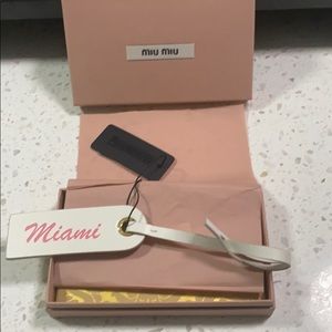 New w/box!  Miu Miu Purse Charm or Keychain
